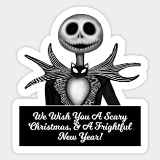 Skellington Christmas Sticker